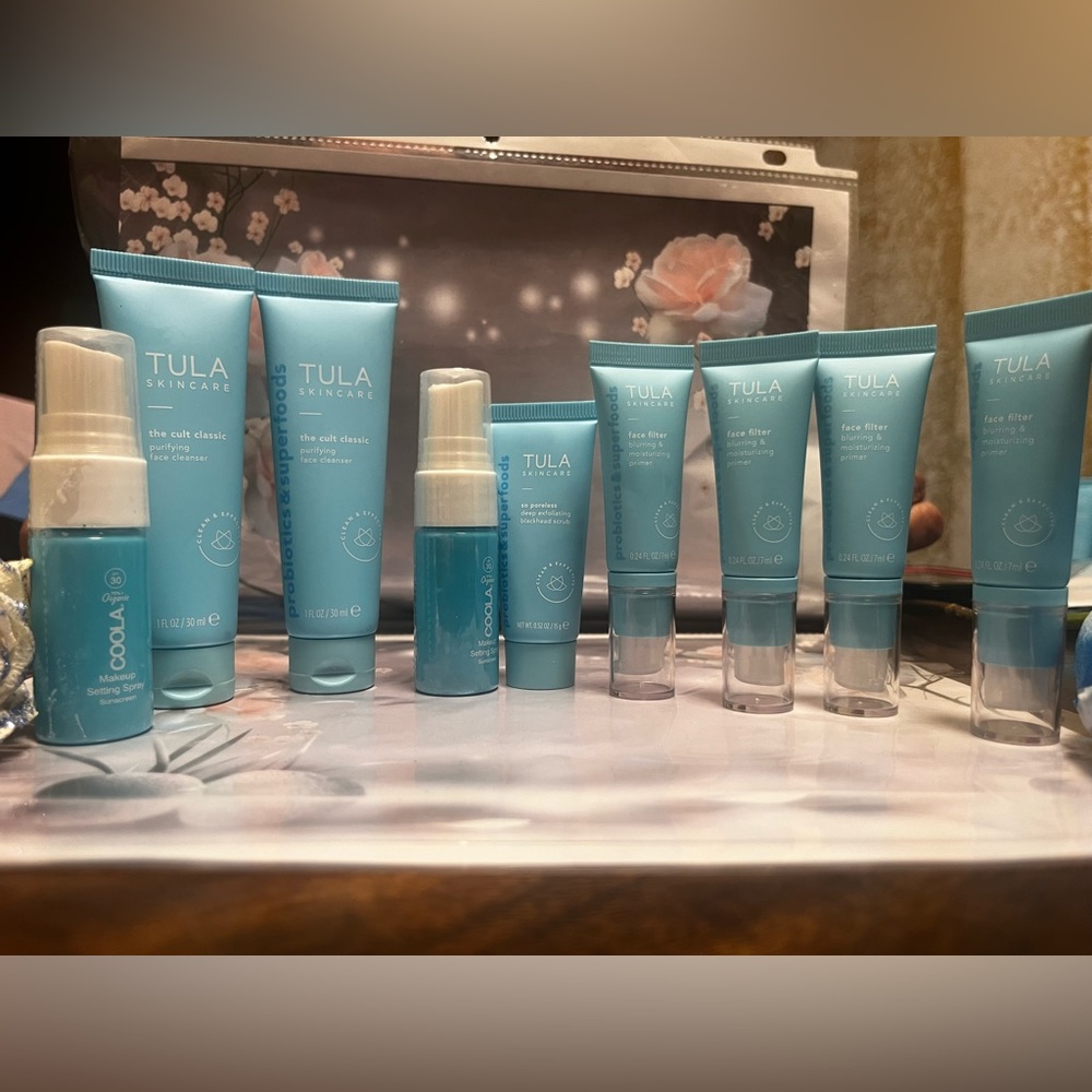 Tula skin care set of 9
